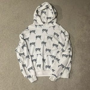 REVENGE ALL OVER LOGO HOODIE
